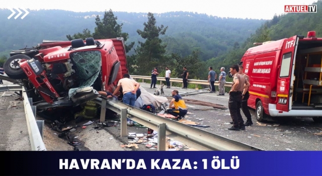 Havran’da kaza: 1 ölü