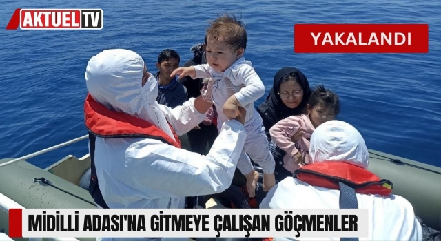 Midilli Adası'na Gitmeye Çalışan Göçmenler Yakalandı