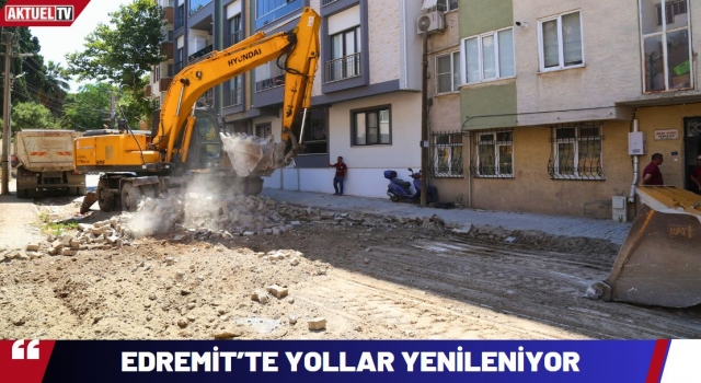 Edremit’te Yollar Yenileniyor