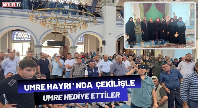 Burhaniye’de Umre Hayrı Yoğun İlgi Gördü