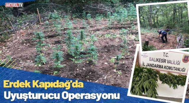 Erdek Kapıdağ'da Uyuşturucu Operasyonu