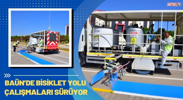 BAÜN’de Bisiklet Yolu Çalışmaları Sürüyor