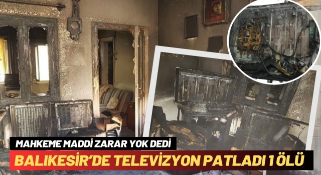 Televizyon Patladı Ev Küle Döndü