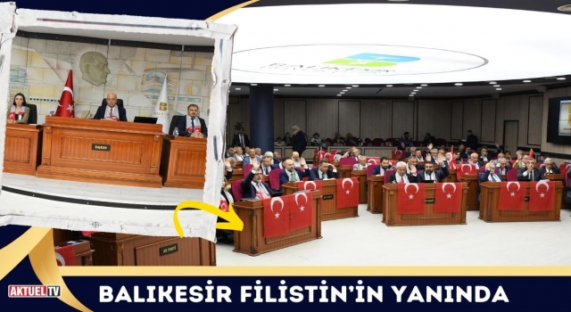 Balıkesir Filistin’in Yanında