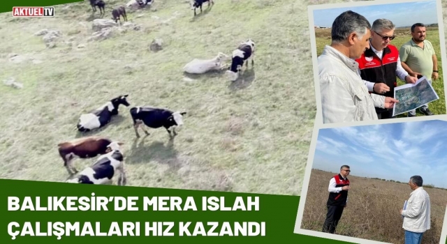 Balıkesir’de Mera Islah Çalışmaları Hız Kazandı