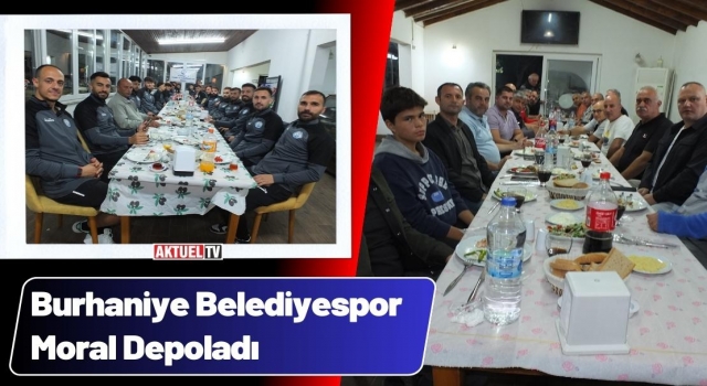 Burhaniye Belediyespor Moral Depoladı