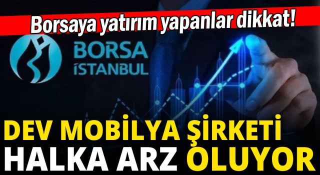 Dev Ahşap Mobilya Şirketi Halka Arz Oluyor