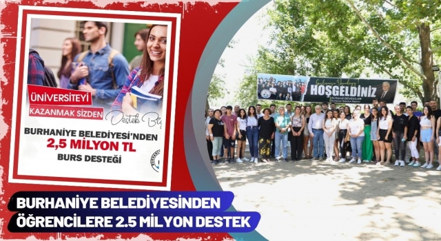 Burhaniye Belediyesinden Öğrencilere 2.5 Milyon Destek