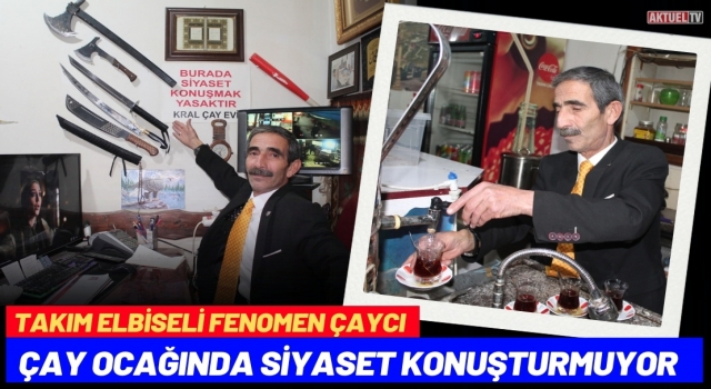 Takım Elbiseli Fenomen Çaycı Çay Ocağında Siyaset Konuşturmuyor