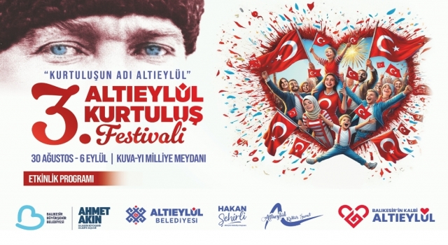 Altıeylül'de 8 Günlük Kurtuluş Etkinlikleri Festivali