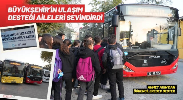 Büyükşehir’in ulaşım desteği aileleri sevindirdi