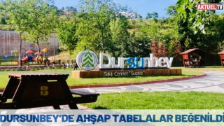 Dursunbey’de Ahşap Tabelalar beğenildi