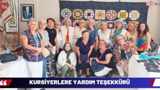 Kursiyerlere Yardım Teşekkürü