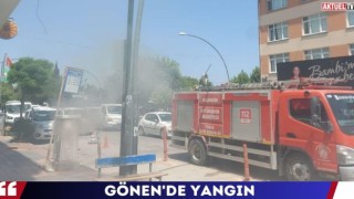 Gönen’de Yangın