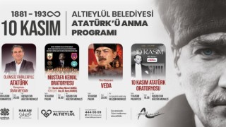 Altıeylül'de Kapsamlı Atatürk'ü Anma Programı