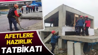 Balıkesir’de afetlere hazırlık tatbikatı yapıldı